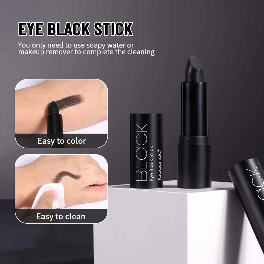 Black Cream-Blendable Face Body Paint Stick for Adults Children Eye Black Softball Football Baseball Sportsfor Halloween Makeup HIP