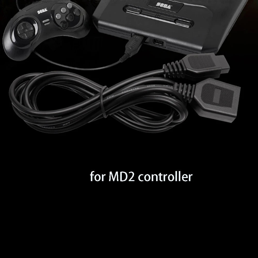 SEGA Mega Drive 2 Extension Cable – 9-Pin 1.8m Controller Cord Controller Extension Cable HIP