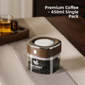 Glass Coffee Bean Storage Jar – Airtight & Date Record Glass Storage Jar HIP 450ml