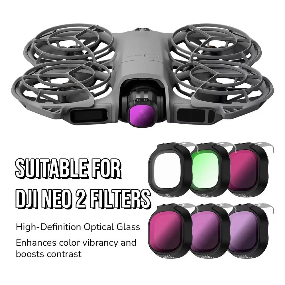HD Optical Glass ND & CPL Lens Filters for DJI Neo 2 Drone Drone Lens Filter HIP