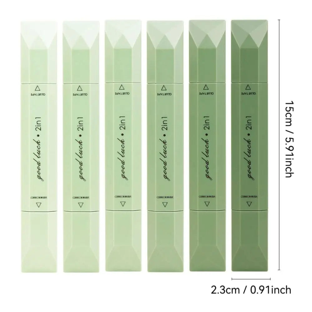 4-Pack 2-in-1 Gradient Correction Tape & Dot Glue Pens Correction Tape Set HIP