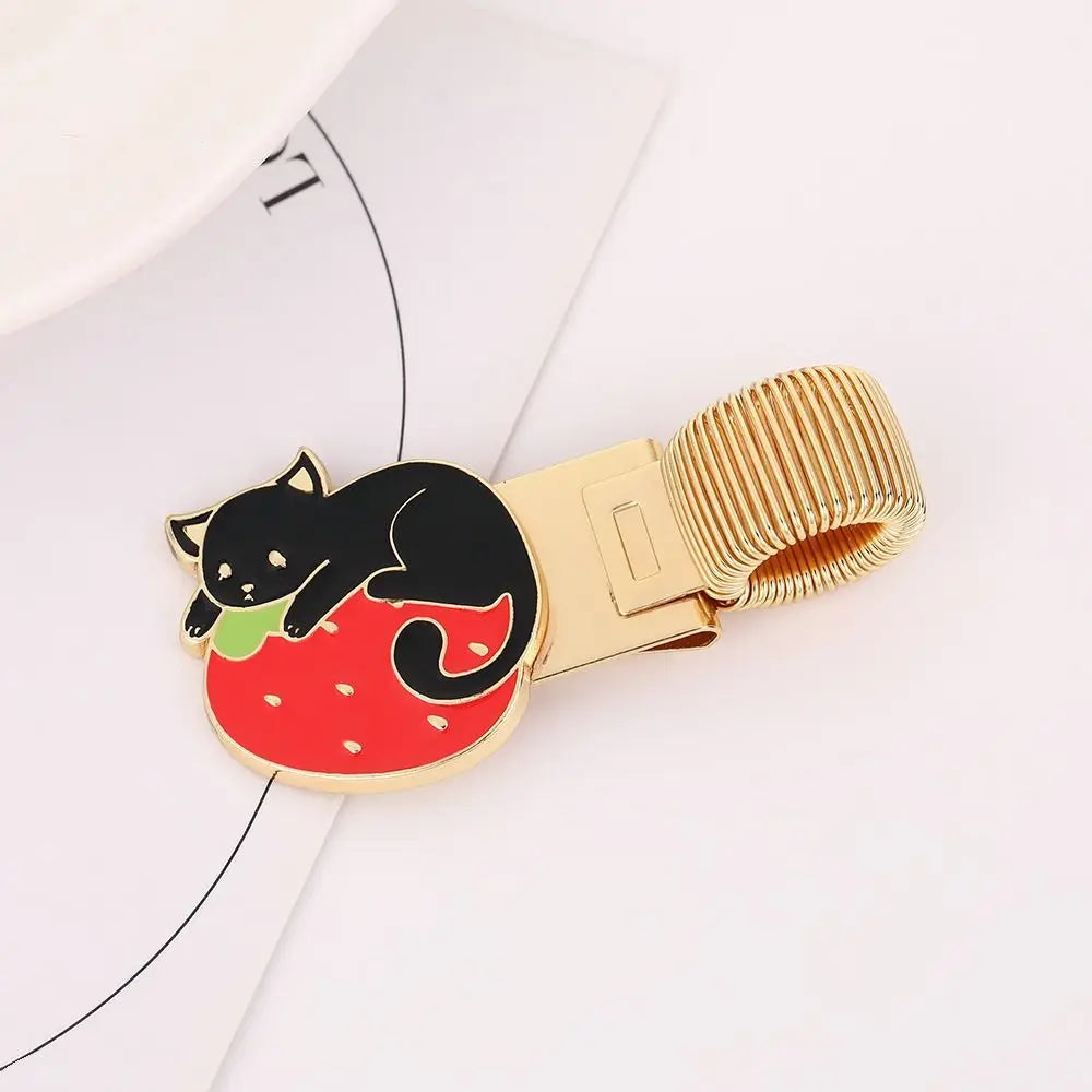Metal Animal Spring Pen Clip & Bookmark Holder – Enamel Pen Clip Bookmark HIP