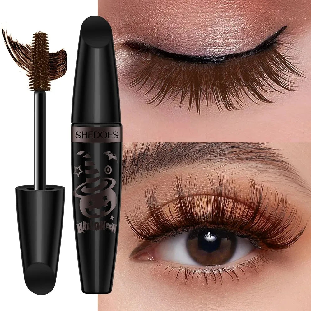 10 Color Waterproof Volumizing Mascara Smudge-Proof Curling Long-Lasting Sapphire Blue Pink Mascara for Bold Eye Look Cosmetics HIP 06