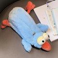 Redbreast Plush Pencil Case – Large Capacity Cartoon Pen Bag Plush Pencil Case HIP Blue