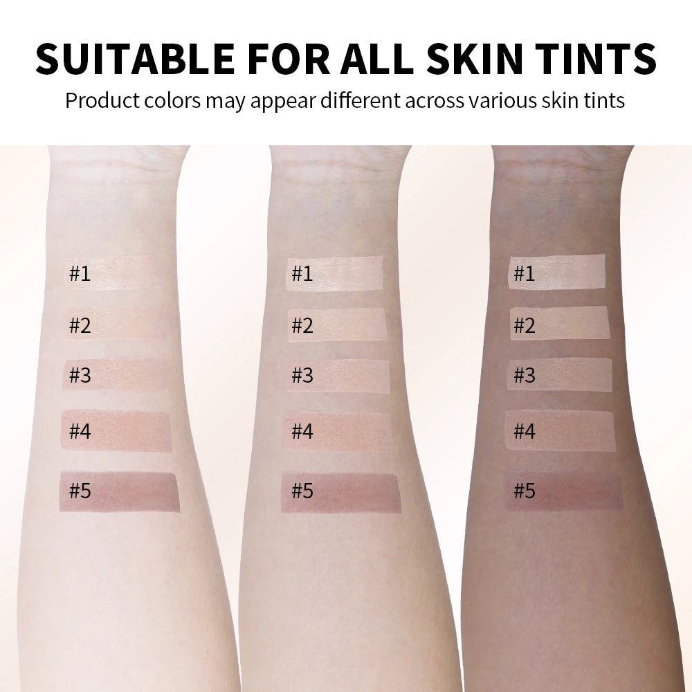 Color Changing Foundation Stick Korean Cover Cream Stick High Coverage Waterproof Dual-Ended with Brush Base Makeup HIP