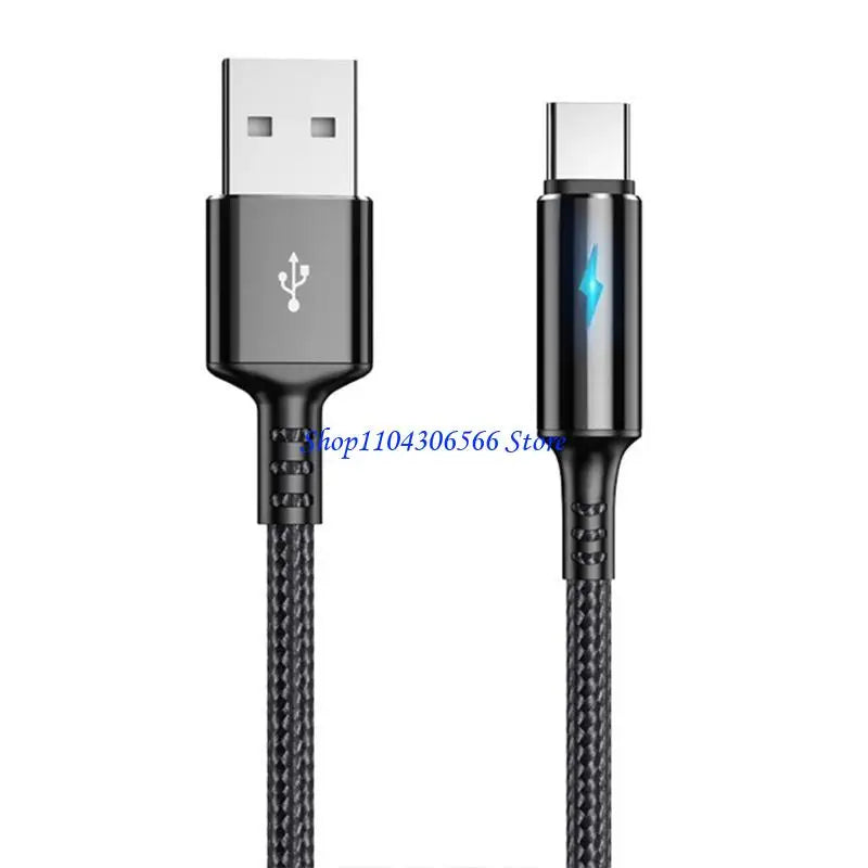 Nylon Braided USB-C Cable 25cm – 480Mbps, 2.4A Fast Charging USB-C Cable HIP