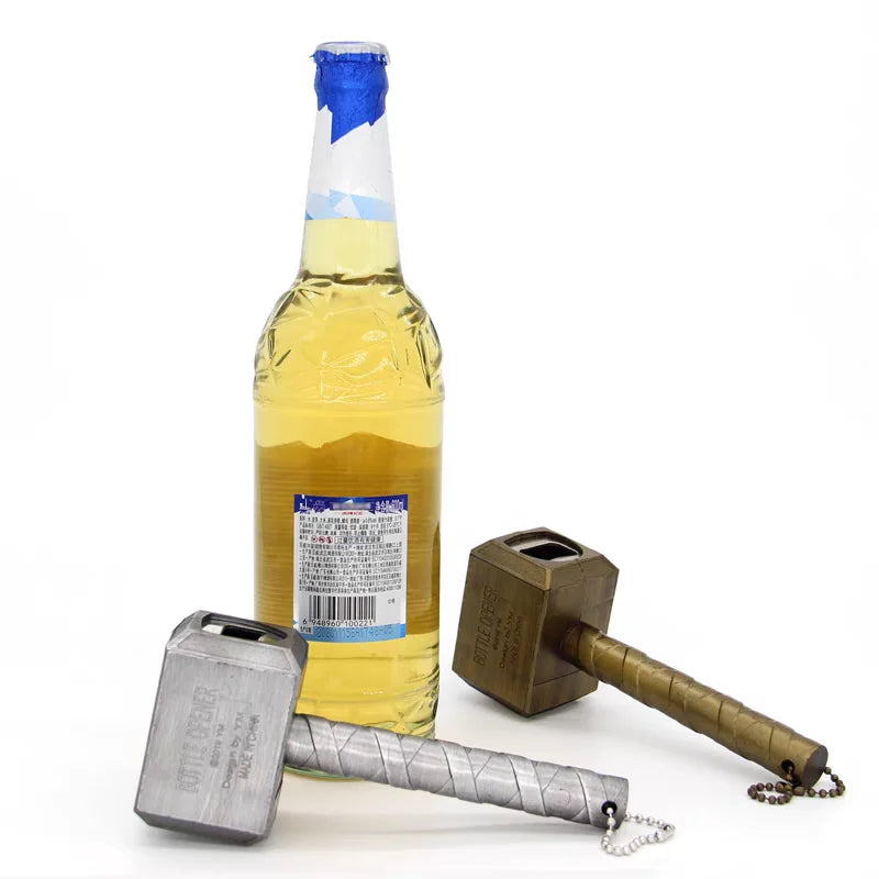 Thor Hammer Corkscrew & Bottle Opener – Stainless Steel Bar Tool Corkscrew Bottle Opener HIP Bronze