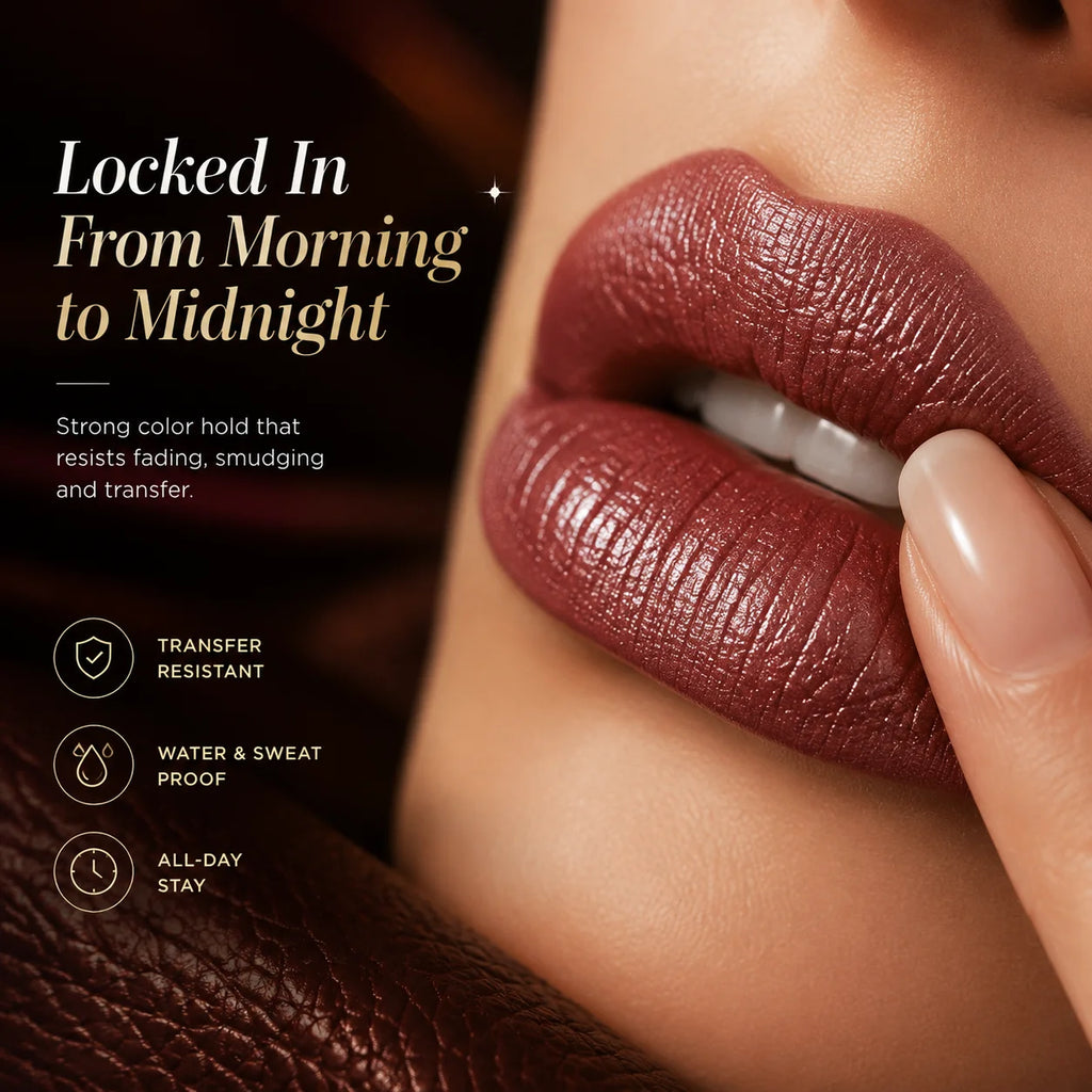JUJU Dream Shimmer Pearl Lipstick – Waterproof & High Pigment Shimmer Lipstick HIP