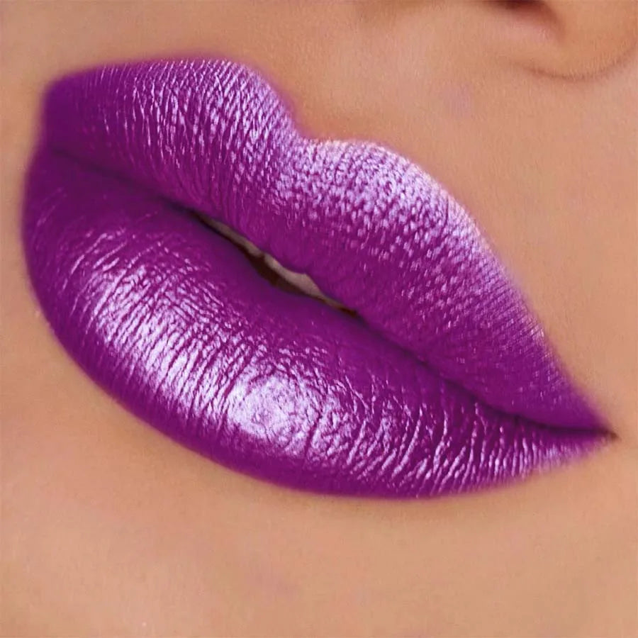 Diamond Shimmer Diamond Shimmer Purple Glitter Lip Tint Long Lasting Waterproof Lip oil for Women Girls Lips Make Up Cosmetics HIP