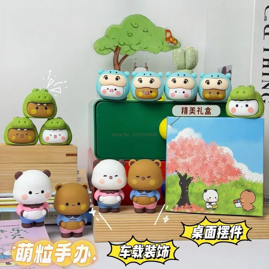 Panda Bubu & Dudu Desktop Model Toy – Cute Desk Ornament Collectible Desk Figurine HIP