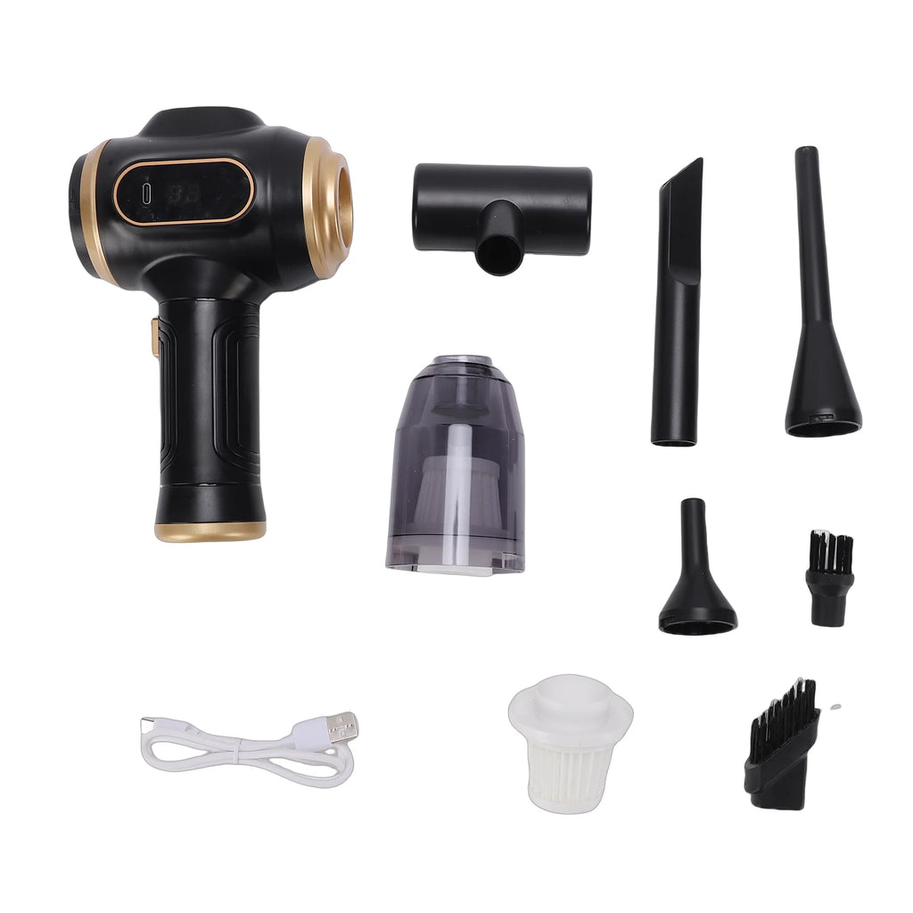 Portable Car Vacuum Cleaner Rechargeable Multi Nozzles Cordless Mini Handheld Vacuum Cleaner for Car Portable Vacuum Cleaner HIP