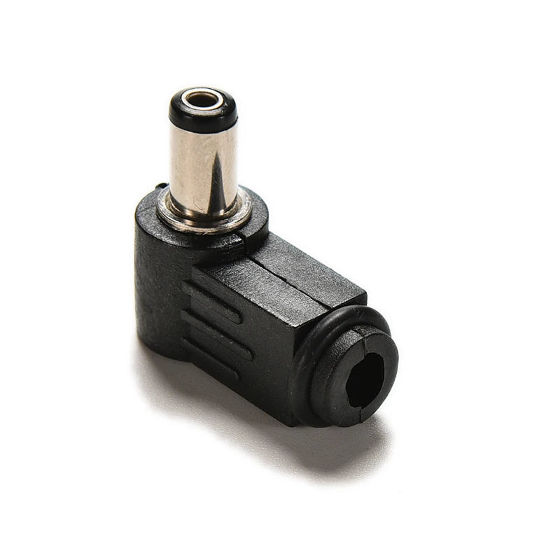 10-Pack Right Angle DC Power Male Plug 2.1x5.5mm Connectors DC Power Connector HIP Style1