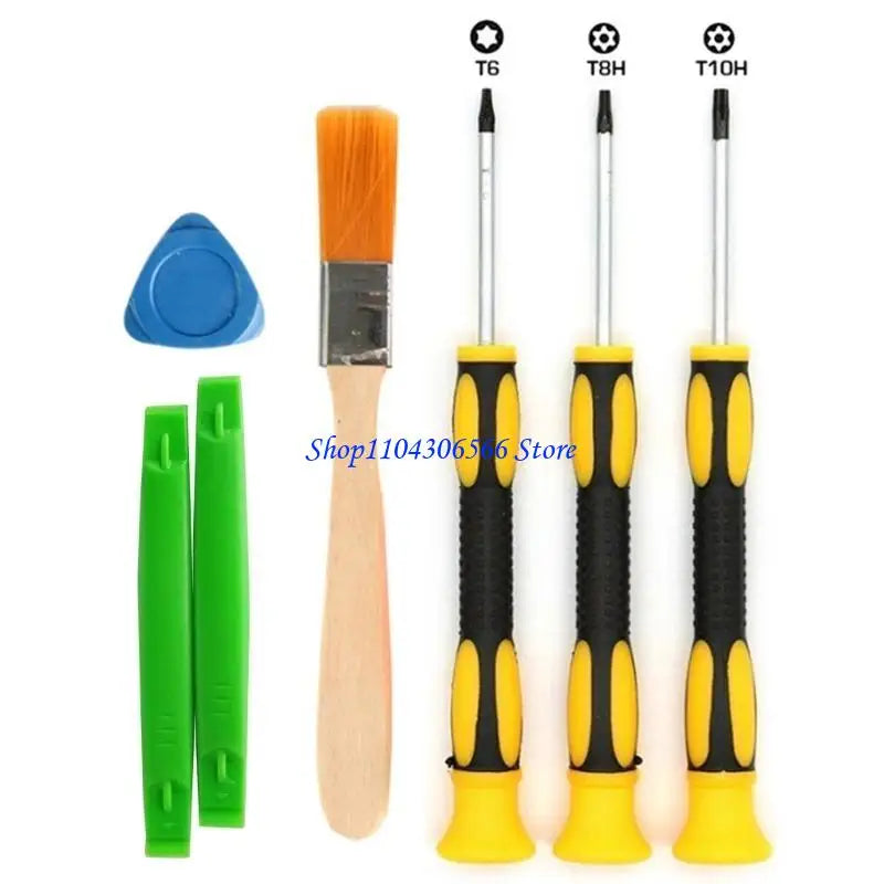 T8 Screwdriver Repair Kit – Prying Tools & Cleaning Brush Electronics Repair Kit HIP