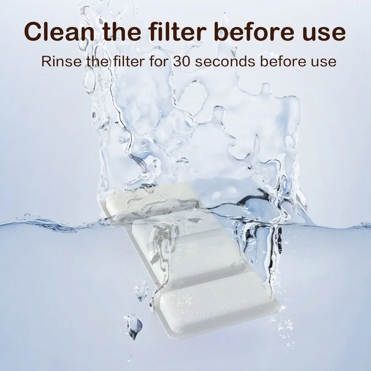 10/20PCS Cat Water Fountain Filters, Fit 67oz/2L & 108oz/3.2L Dispensers, Activated Carbon Filters for Dog/Cat Fountains HIP