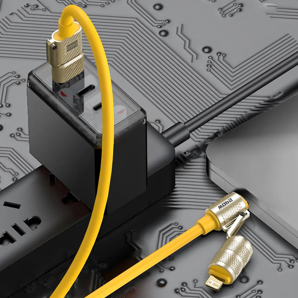 USB-C 4-in-1 240W Fast Charging Cable 1M | Multi-Device USB Charging Cable HIP