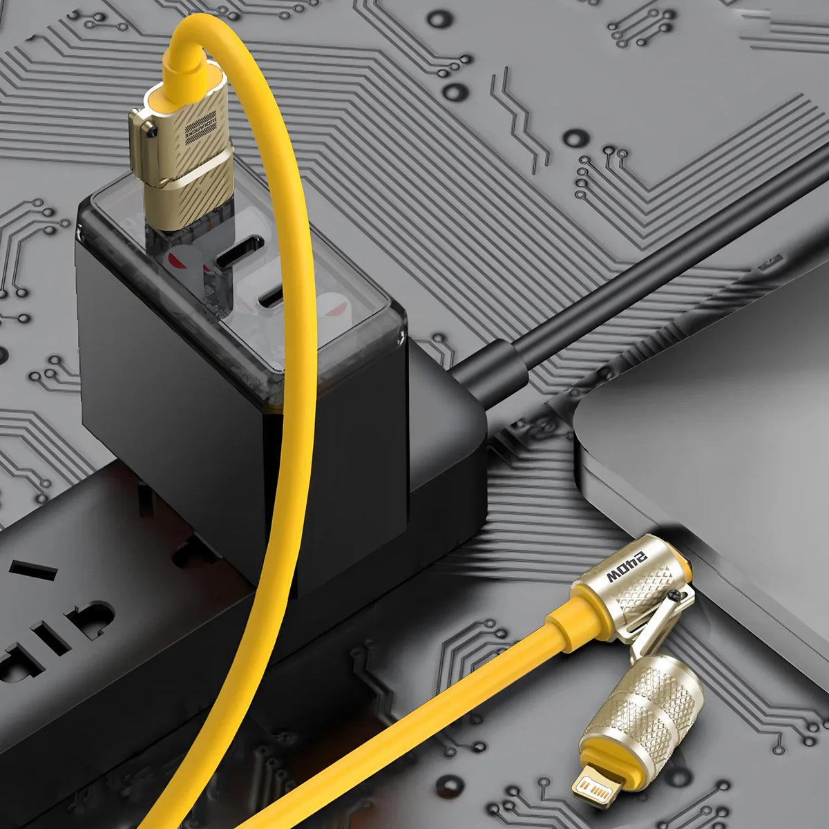USB-C 4-in-1 240W Fast Charging Cable 1M | Multi-Device USB Charging Cable HIP