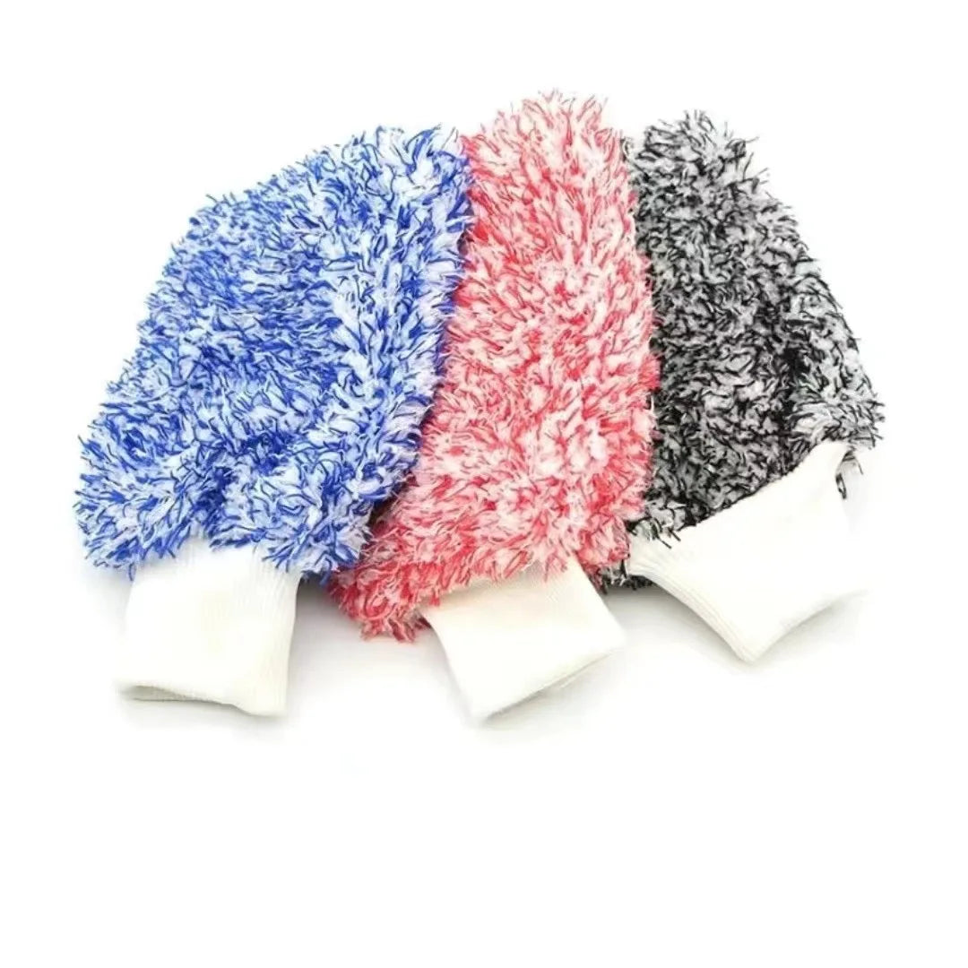 Microfiber Car Wash Mitt – Scratch-Free High-Density Glove Car Wash Mitt HIP