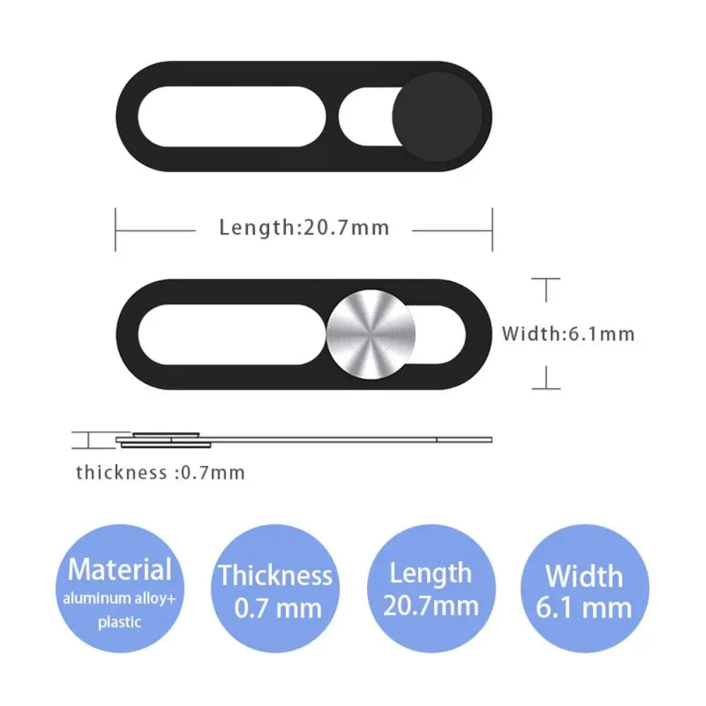 3-Pack Metal Privacy Camera Slider Cover for iPhone 14 Series Camera Privacy Cover HIP
