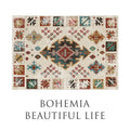 Bohemian Non-Slip Washable Carpet | Ethnic Style Area Rug Bohemian Area Rug HIP 10 80X120cm-Felt