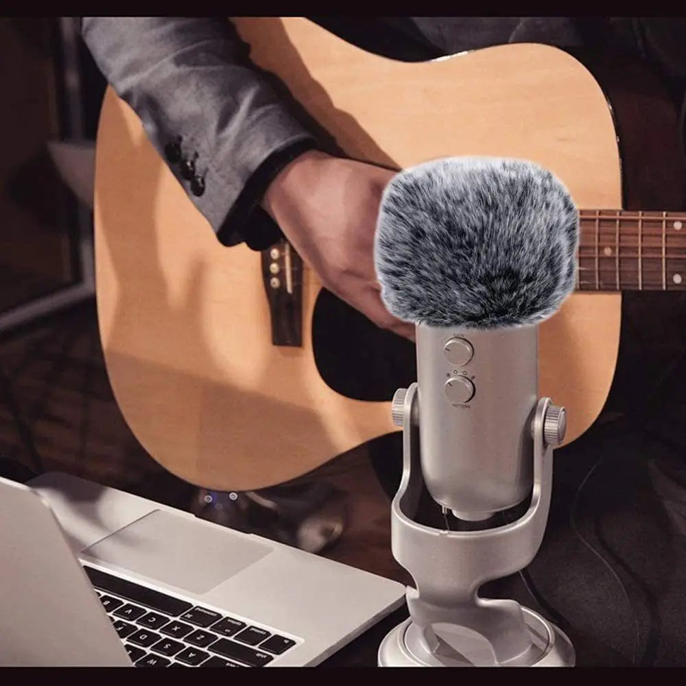 Blue Yeti Fur Windscreen Wind Muff Microphone Cover Microphone Windscreen HIP