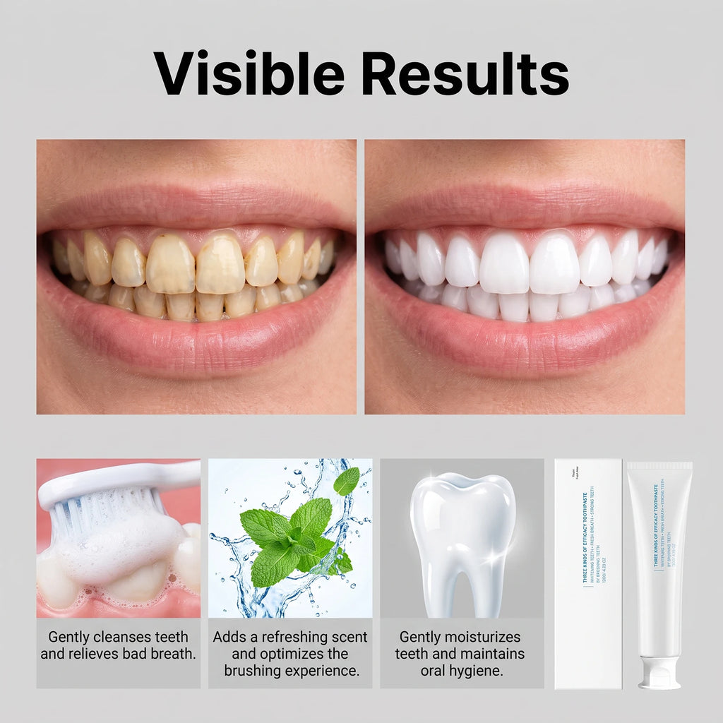 Fresh Mint Toothpaste – Daily Oral Cleaning & Breath Care 120g Mint Toothpaste HIP