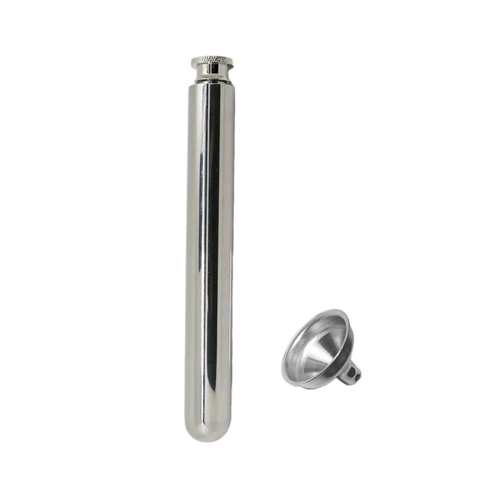 Stainless Steel Tubular Hip Flask 55ml & 60ml – Outdoor Hip Flask HIP 60ml