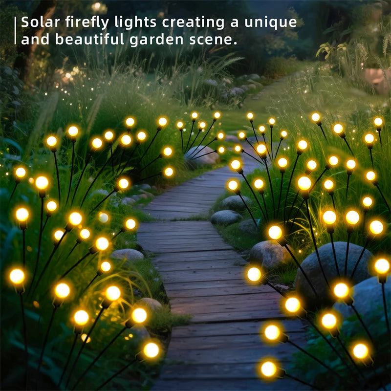 Solar Firefly Pathway Lights – Waterproof Swaying Lawn Decor Solar Pathway Lights HIP