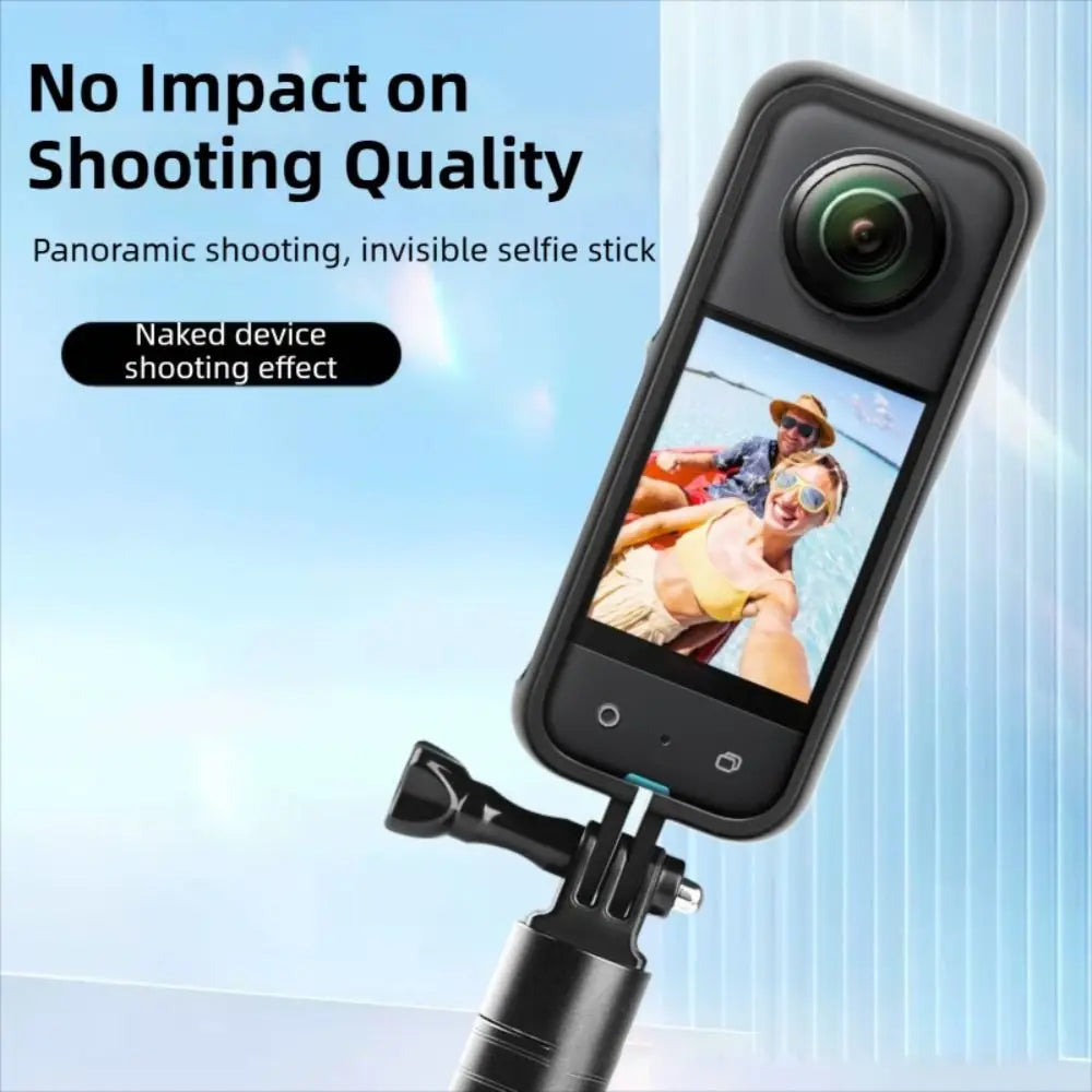 PC Frame Cage for Insta360 X4 & X5 – 1/4 Screw Mount Action Camera Case HIP