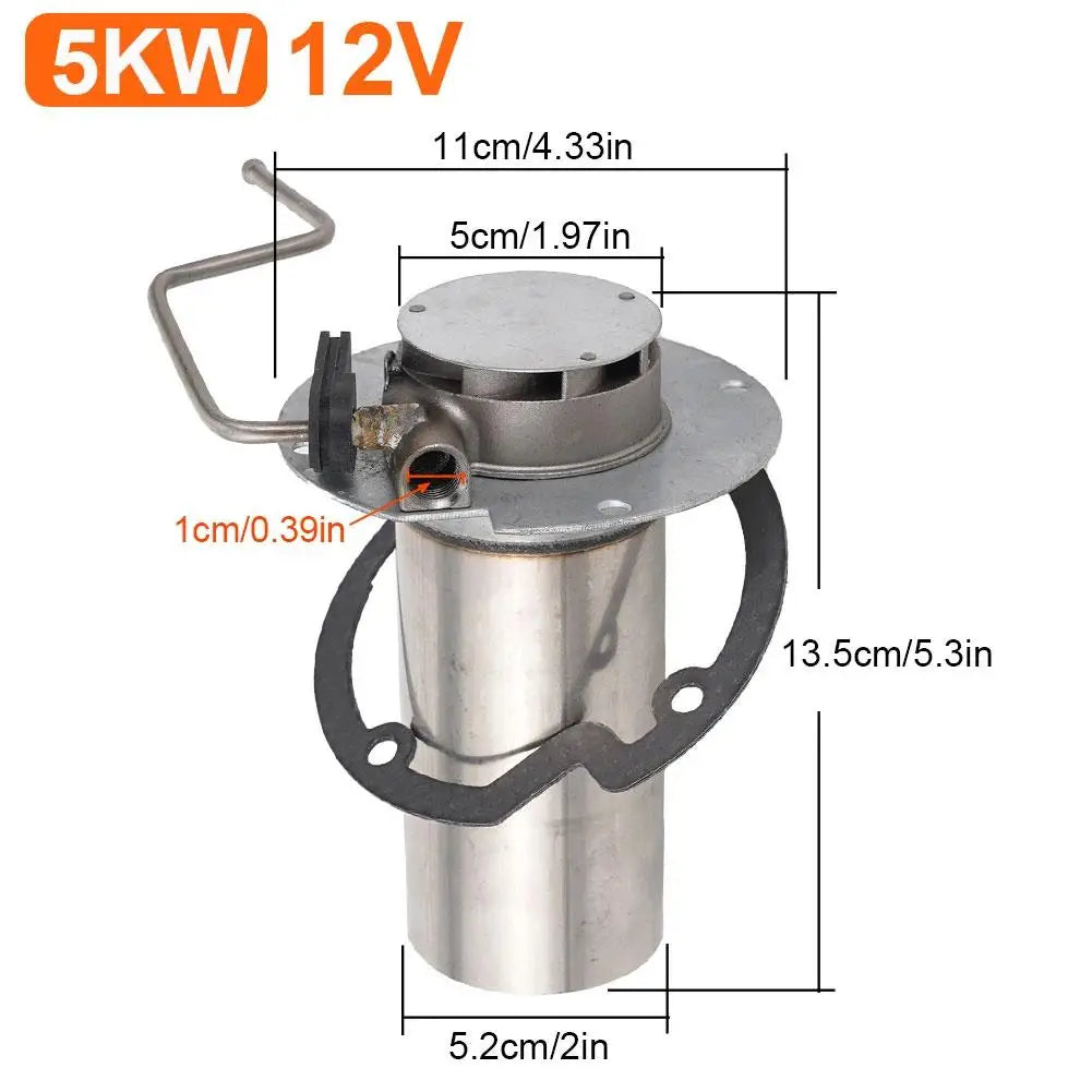 5-8KW Air Diesel Parking Heater Combustion Chamber With Combustor Gasket 12V Diesel Parking Heater Burner For Car Truck VAN HIP