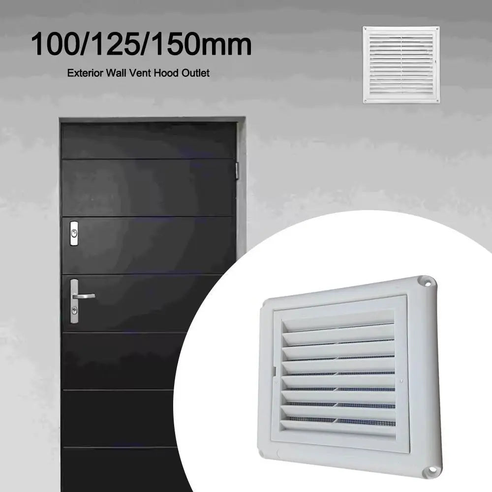 PP Wall Air Vent Grille Cover with Flaps – Duct Ventilation Air Vent Grille Cover HIP