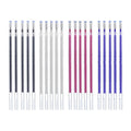 10Pcs/Set Heat Erasable Fabric Marker Pen High Temperature Disappearing DIY Sewing Tools Line Marking Accessories HIP 5Black5Whit5Red5Blue
