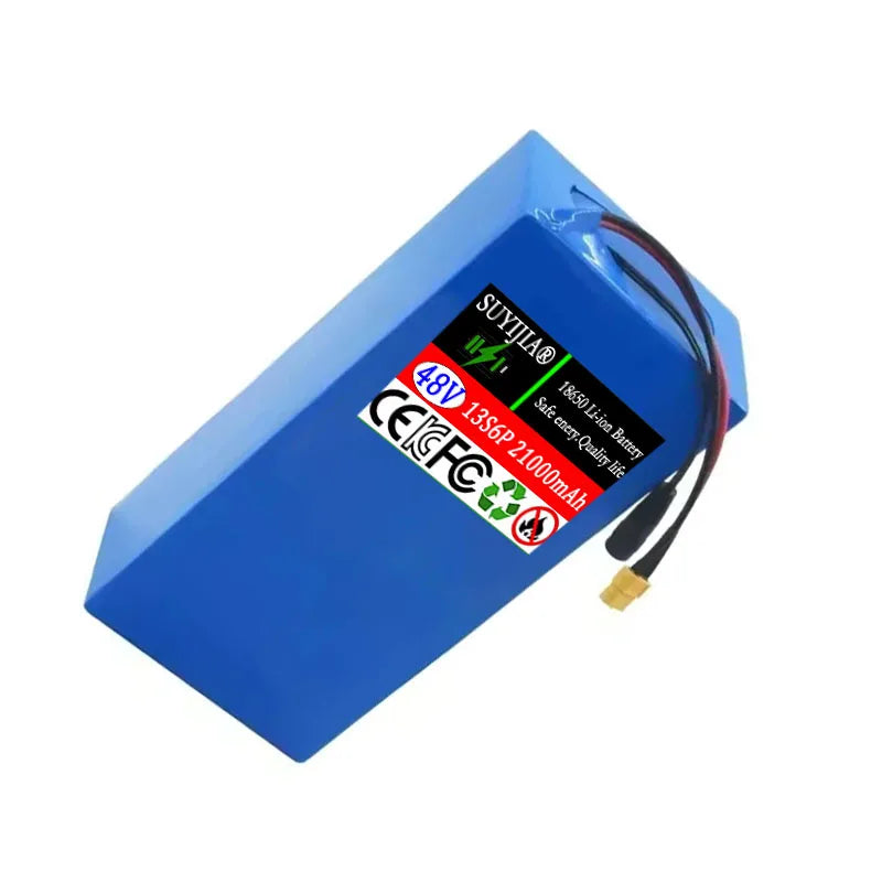 48V 21Ah 13S6P 18650 Lithium Battery Pack with 30A Smart BMS Lithium Battery Pack HIP