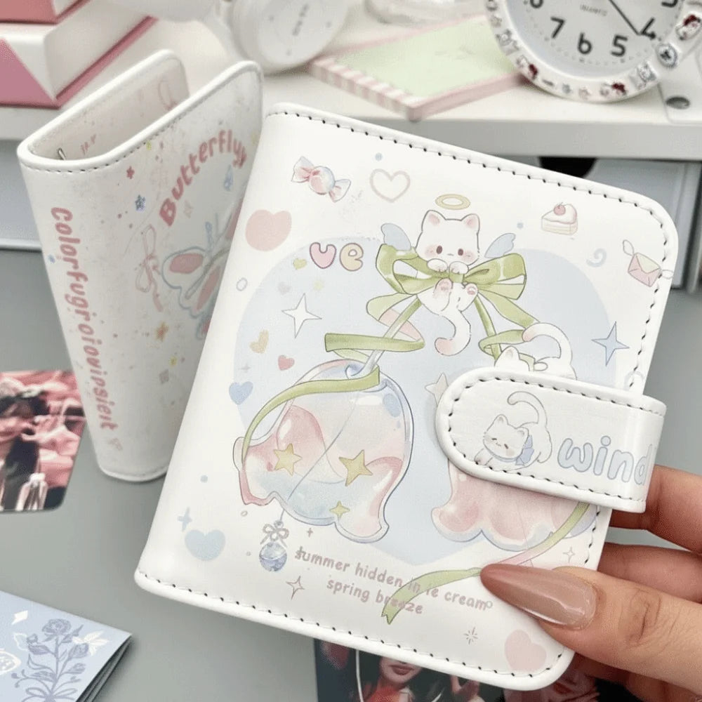 M5 PU Leather Card Book – 20-Page Idol & Photo Card Album Card Collection Album HIP