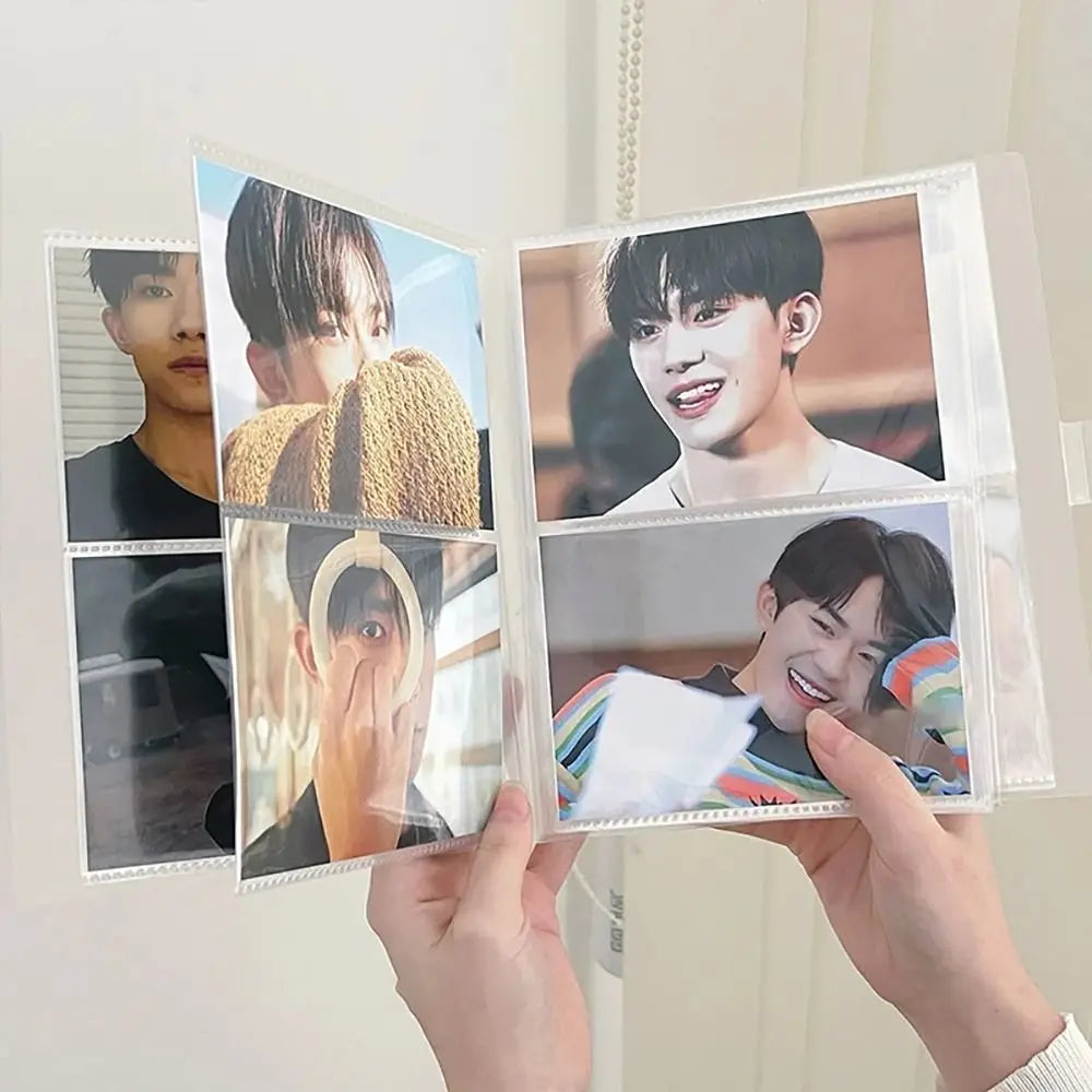 Photo Album 80/160 Slots Crystal PVC Photocard Holder 3–7 Inch Photo Card Album HIP