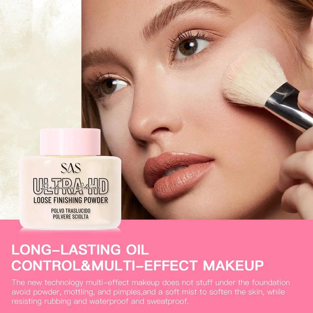USHAS Matte Loose Setting Powder – Oil Control & Pore Blur Loose Setting Powder HIP