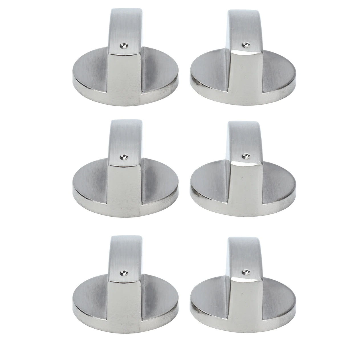 6PCS 8mm Rotate Knob Zinc Alloy Control Knob Replacement for Kitchen Range Gas Stove Microwave Oven Control Knob Stove Accessory HIP