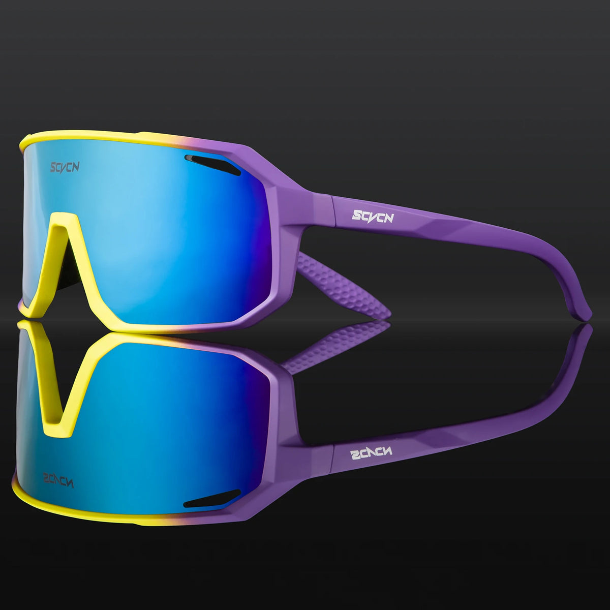 SCVCN UV400 Cycling Sunglasses – Unisex Sports Eyewear Sports Cycling Sunglasses HIP DZ-SC-X62-10 1lens-no box