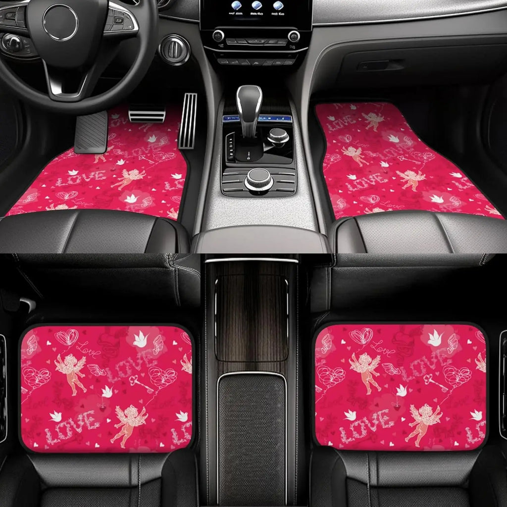 4-Piece Rubber Car Floor Mats – All Weather, Universal Fit Car Floor Mats HIP