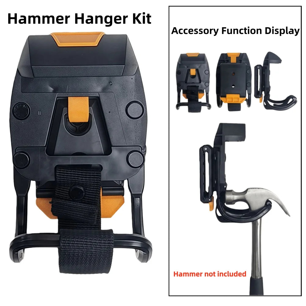 Quick Release Claw Hammer Hanger – Tool Belt Clip Buckle Tool Belt Clip HIP Black