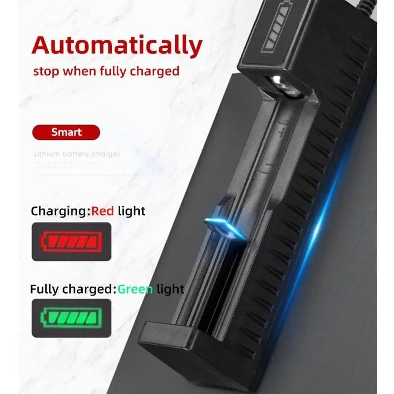 18650 Battery Charger – 1/2/4 Slot USB Lithium Charger Battery Charger HIP