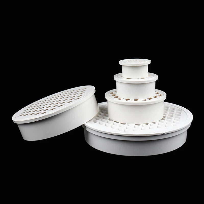 PVC Insert Floor Drain Filter Net – 50 to 200mm Pipe Sizes PVC Floor Drain HIP