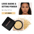 8 Colors Loose Baking Setting Powder Waterproof Sweat Resistant Long Lasting Oil Control Matte Blurring Pores Brightening Makeup HIP 7KUNAFA