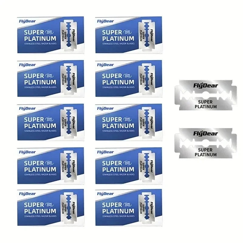 Double Edge Safety Razor Blades – Stainless Steel DE Blades Safety Razor Blades HIP