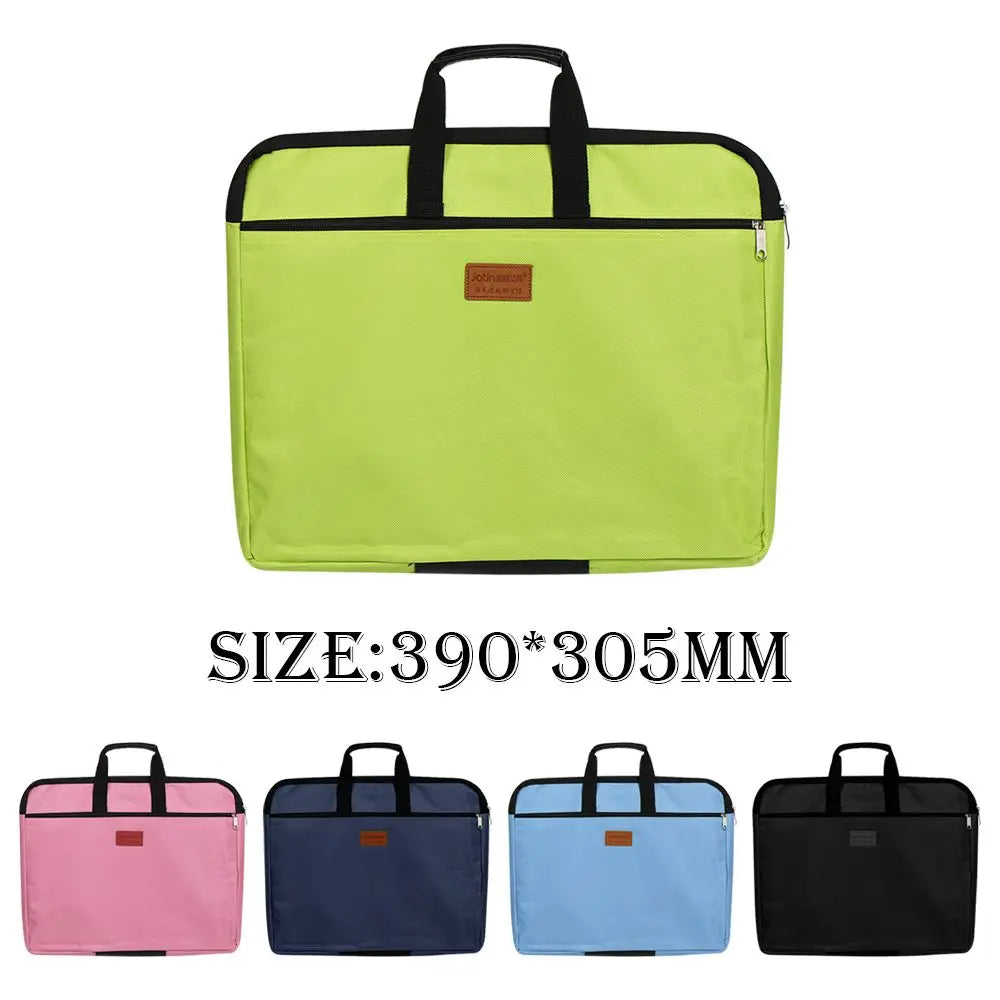 Waterproof Document Bag – Double Layer File Folder Handbag Document File Bag HIP