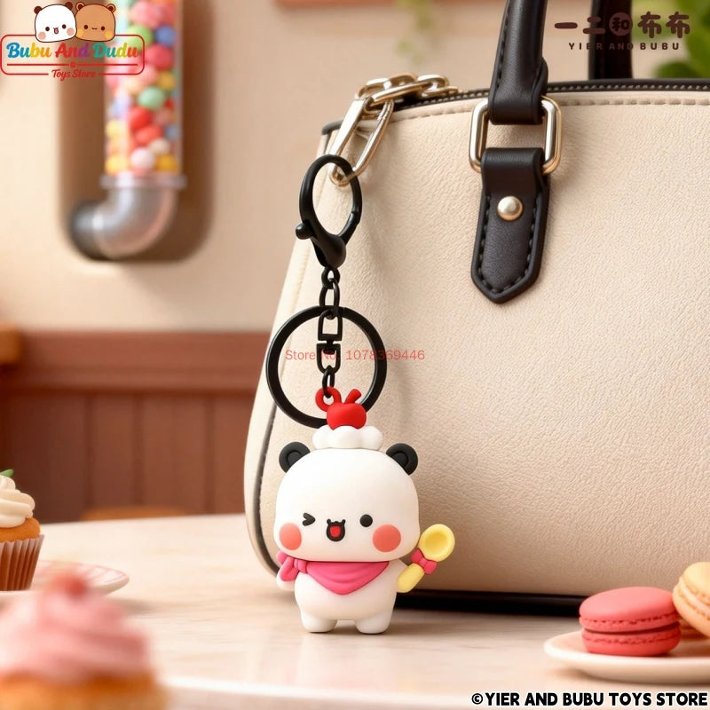 Bubu & Dudu Panda Cartoon Keychain – Couple Gift Pendant Anime Keychain Pendant HIP