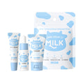 LAIKOU Milk Skincare Trio – Serum, Eye Cream & Moisturizer Skincare Gift Set HIP 01