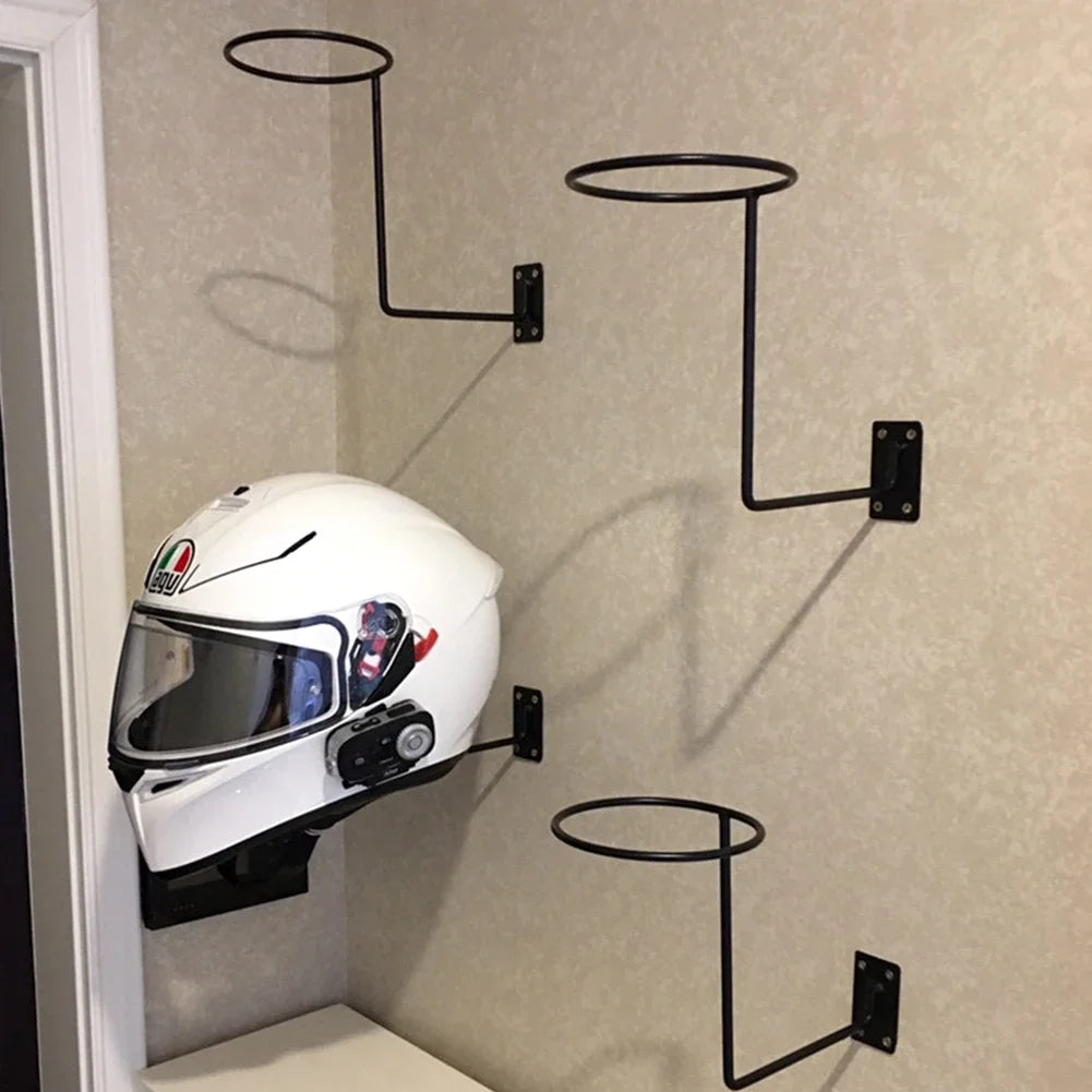 Bicycle Motorcycle Helmet Display Stand Wall Mount Holder Sports Cycling Hat Storage Rack For Cap Jacket Motorcycle Accessories HIP