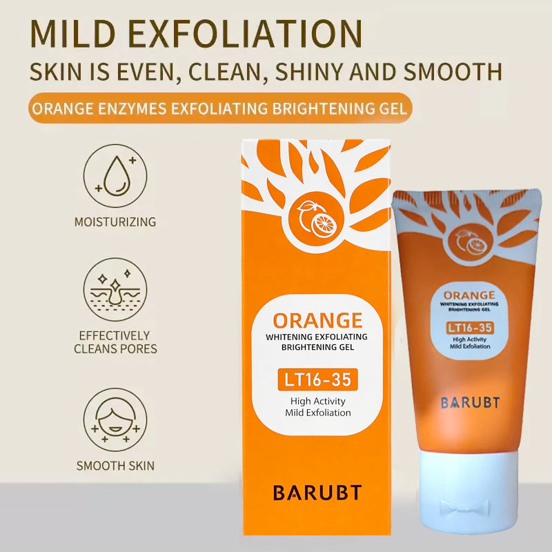 Orange Exfoliating Gel Face & Body Scrub 50g | HIP Exfoliating Face Scrub HIP