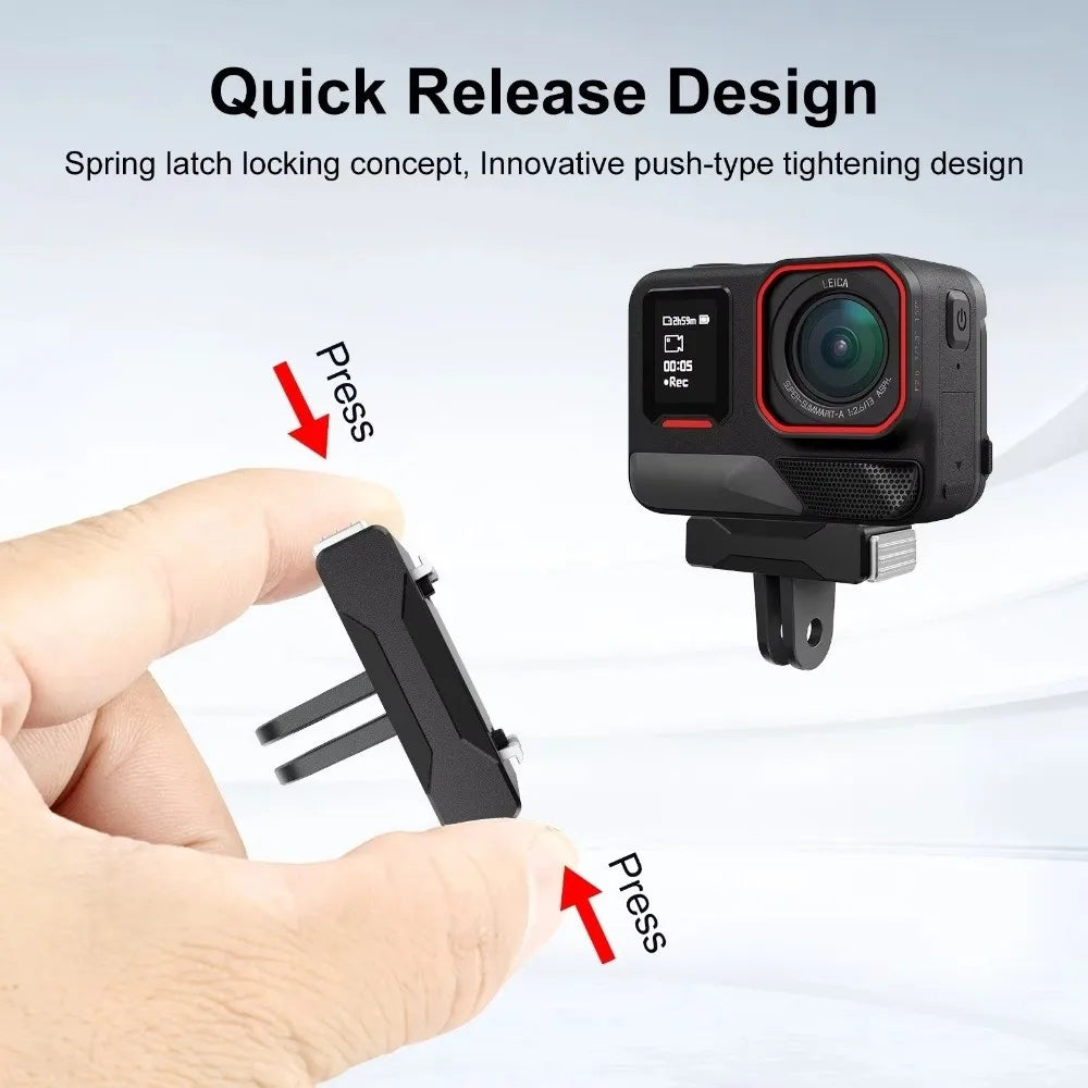 Magnetic Quick Release Mount for Insta360 X5 Ace Pro | HIP Camera Mount Adapter HIP