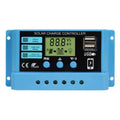 PWM Solar Charge Controller 10A 20A 30A 12V/24V LCD Dual USB Solar Charge Controller HIP 10A
